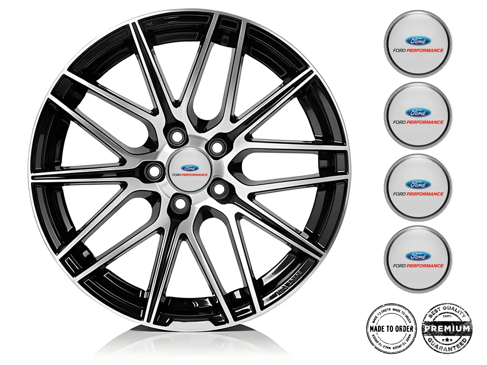 Ford Pegatinas de Cúpula Estilo Emblemas de Racing 